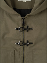 (UNISEX) バックル フード ジャンパー