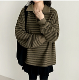 Momo Dangala Loose Fit Collar Sweatshirt