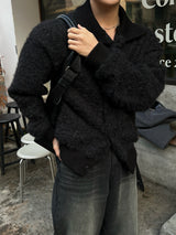 INF High-neck cardigan
