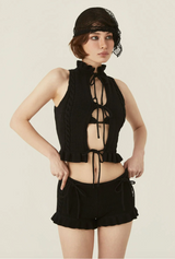 Sandy vest - black