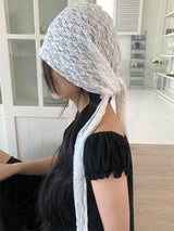BEADS LACE SCARF (2C)