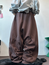 パンチングルーズヒップストリートロングパンツ 💙🤎2COLOR
