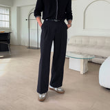 LMN Rie Pintuck Stripe Slacks (3 colors)