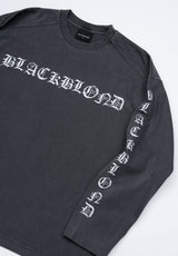 BBD  クラッシュドフェイスピグメントロングtシャツ