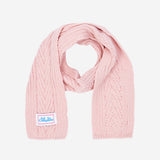 Arrow Knit Mini Muffler (Pink)