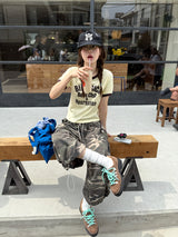 camo bermuda cargo pants 