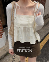 [MADE] Paul Lace Bustier Blouse