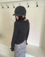 Hobin Frill Knit Cardigan