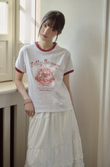 26SS★ ストロベリークロップリンガーT