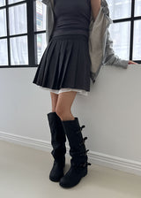 LAYER PLEATS SKIRT