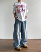 Haku Stripe Denim Pants