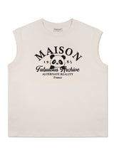UNISEX オーバーフィットベアフットタンクトップ　クリーム (FCE2TS403M)