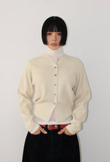 ESSENTIAL ROUND KNIT CARDIGAN