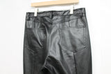 Wide Flare Leather Pants