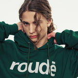 Rowdy Signature Logo Hoodie_Forest Green