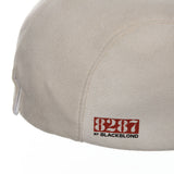 8287 Limitedition Suede Newsboy Cap (Ivory)
