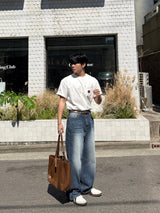 Burning patch walk short sleeve tee