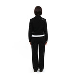 1/2 ウェブトラッカーデニムジャケット (BLACK)