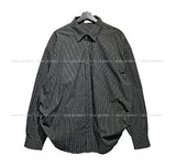 Pilen side shirring check shirt