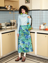 A slim-fit, color-blocked, close-knit turtleneck base layer shirt with a versatile Cuban collar and long sleeves.