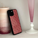 dot epoxy bumper case(strawberry)