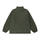Fleece classic pullover (olive)