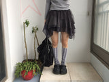 chiffon layered skirt