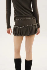 Jam balloon skirt - charcoal