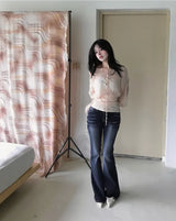 selburn low bootcut denim pants
