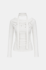 Sena Draped Scarf Top