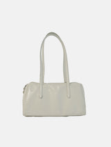 cowhide shoulder bag IVORY