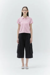 KIRSH PLAIN SLIM FIT PIQUE T-SHIRT - LIGHT PINK