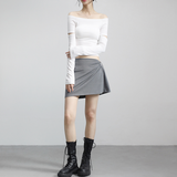 Kate hole string skirt