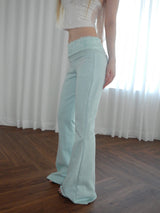 W stud bootcut pt(2 color)