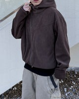 Bio unbalanced corduroy warmer jacket