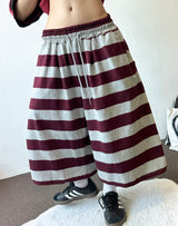 Frisening Stripe Bermuda Shorts 4color