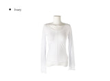 ニッピィフリルダブルサイドレイヤードTシャツ