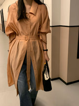 Lessder Organza ベルトドレス