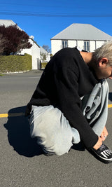 ノーティストライプバルーンデニムパンツ2C