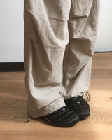 Shopper Nylon String Wide Two-Way Pants