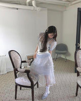 wash wool bustier top