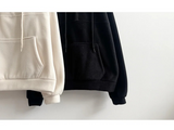 Bay Check Anorak Fleece Semi-Zip Up Hoodie