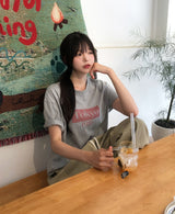 Tokyo Print Crop Short Sleeve T-shirt