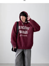 Ruby Mohair Hood Knit