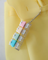 Daisy Flower 4-Compartment Keycap Keyring
