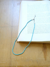 mint beads necklace