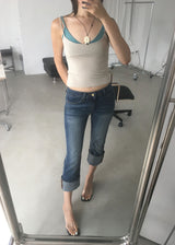 LAYER CROP SLEEVELESS (3color)