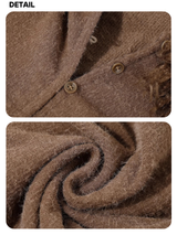 Tinker Bell Fur Wide Collar Long-Sleeved T-Shirt