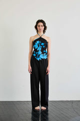  FLUTTER HALTERNECK / BLUE