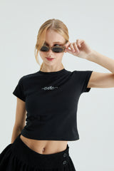 EVIE ベイビーTシャツ ブラック